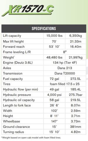 FORKLIFT%2c+REACH+15%2c000+LB+70%27+-+XR1570-C